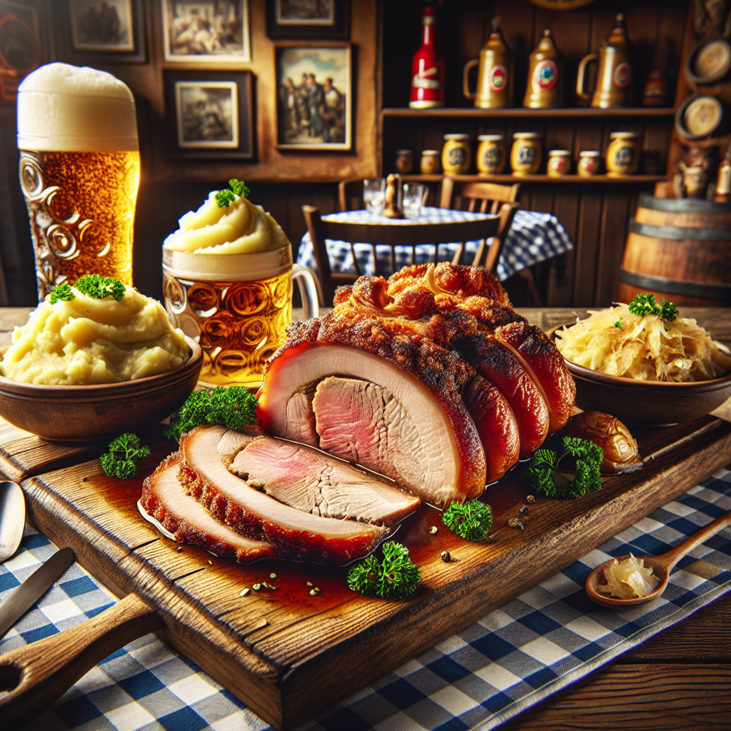 Nationalgericht Deutschland: #Schweinekrustenbraten# (Rezept)