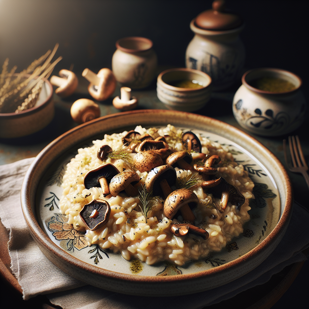 Nationalgericht Deutschland: #Waldpilzrisotto# (Rezept)