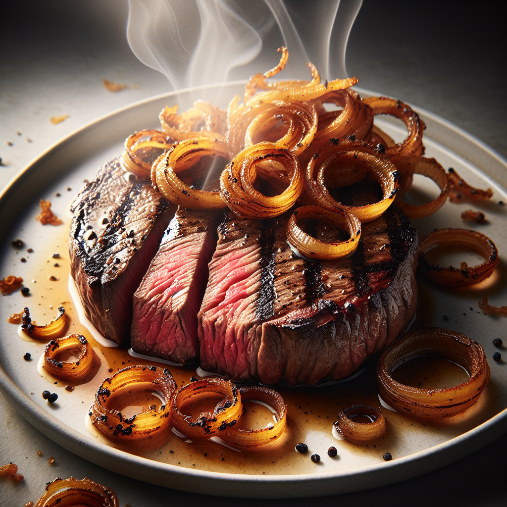 Nationalgericht Deutschland: #Zwiebelsteak# (Rezept)