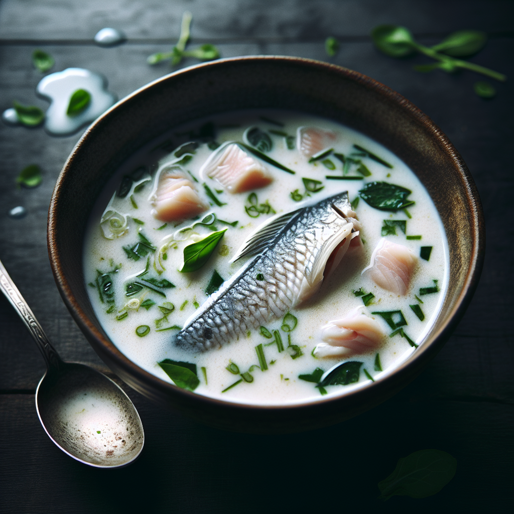 Nationalgericht Dominica: #Fischsuppe mit Kokosmilch# (Rezept)