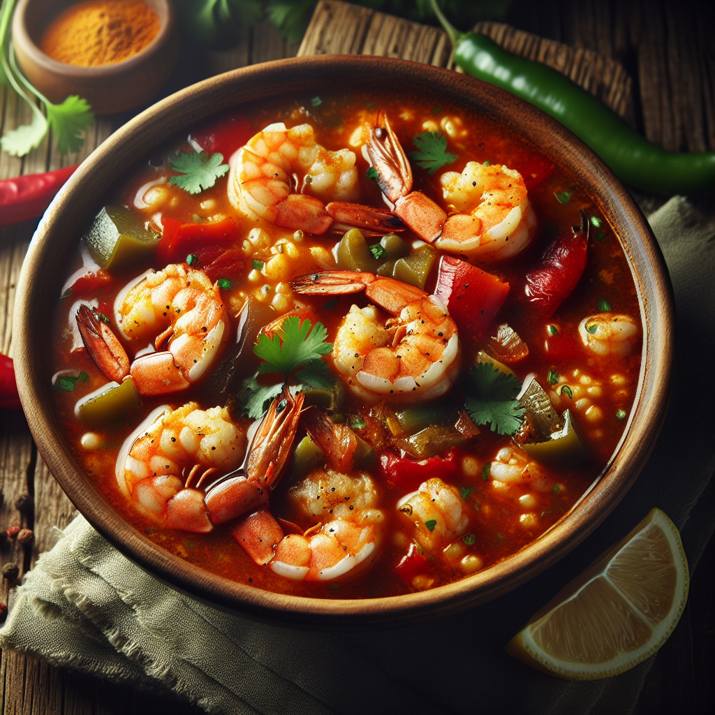 Nationalgericht Dominikanische Republik: #Asopao de Camarones# (Rezept)