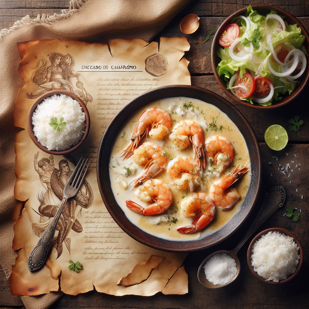 Nationalgericht Ecuador: Encocado de camarones (Rezept)