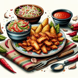 Nationalgericht El Salvador: Chicharrones con Yuca (Rezept)