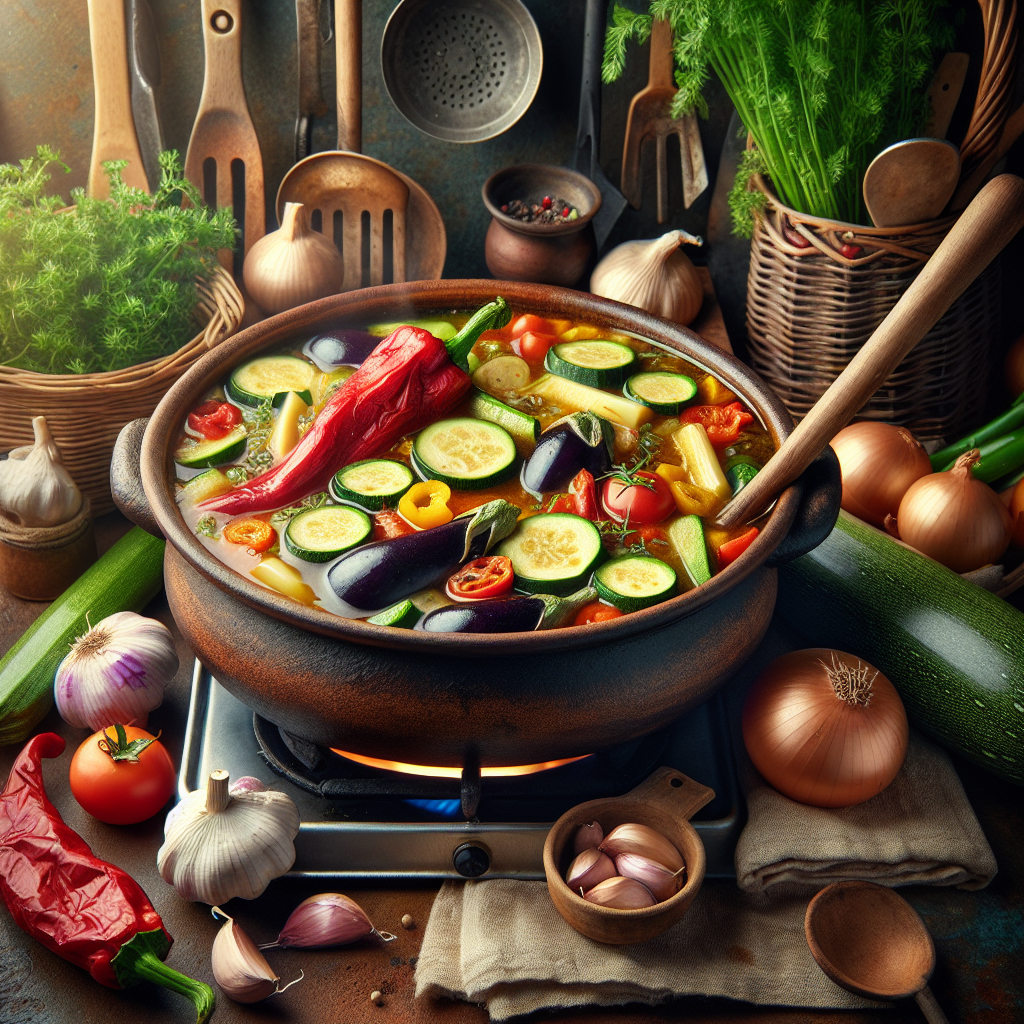 Nationalgericht England: Vegetable Hotpot (Rezept)