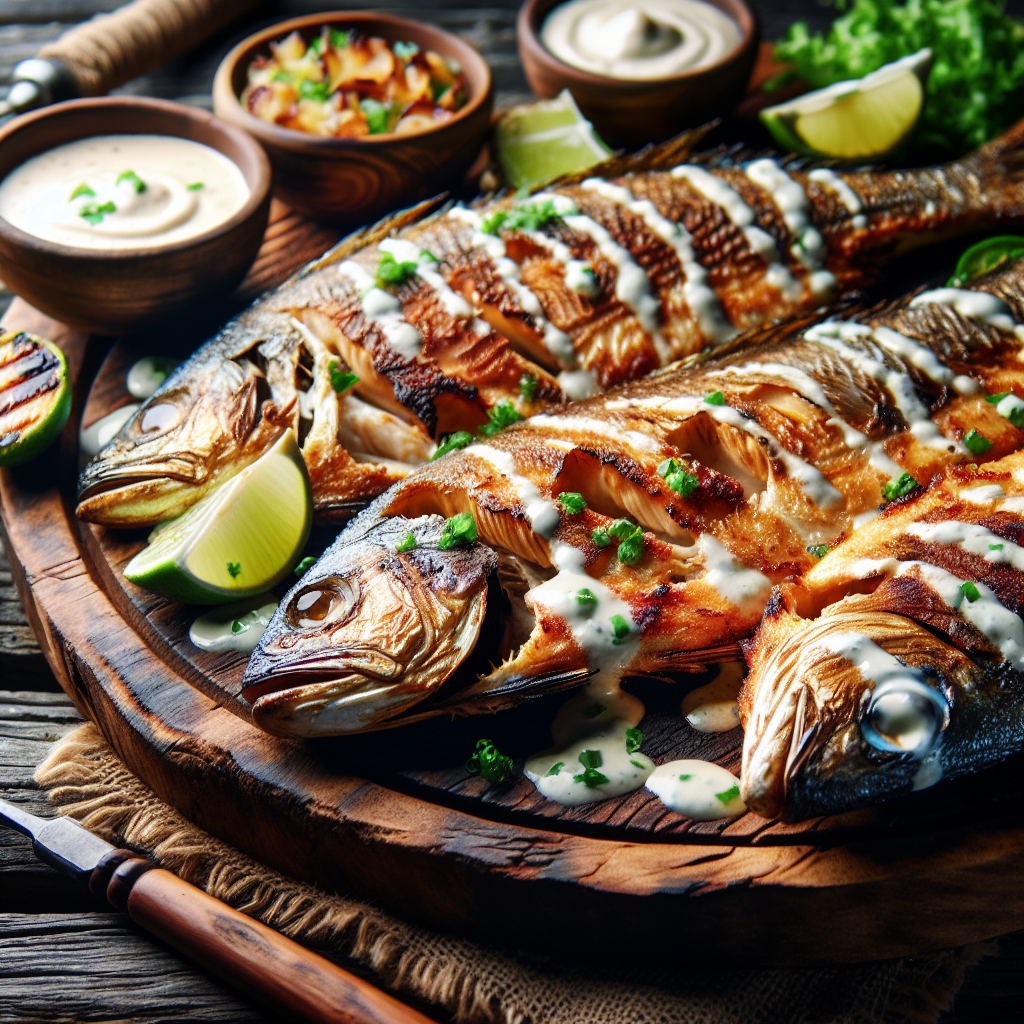 Nationalgericht Fiji: #Grilled Coconut-Marinated Fish# (Rezept)