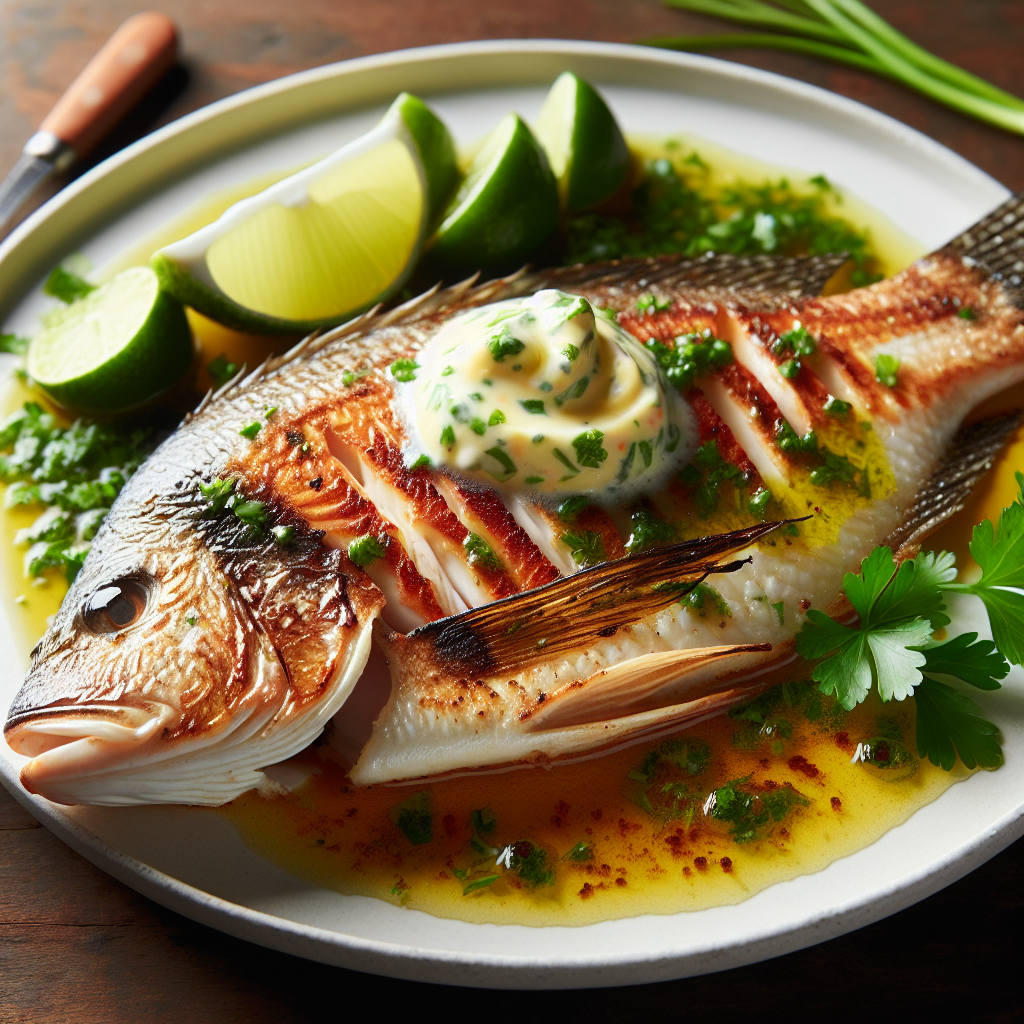Nationalgericht Fiji: Grilled Tilapia with Lime Butter (Rezept)
