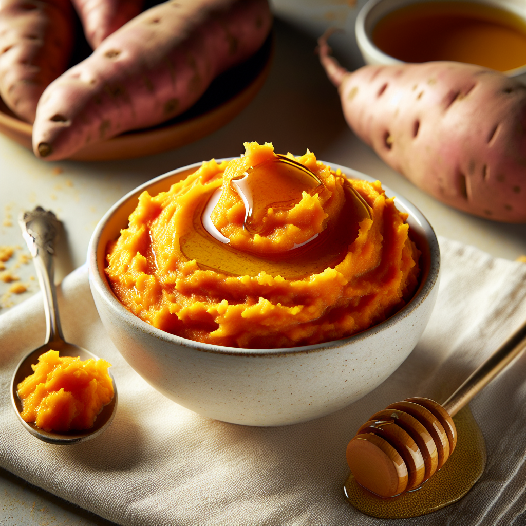 Nationalgericht Fiji: #Sweet Potato Mash with Honey# (Rezept)