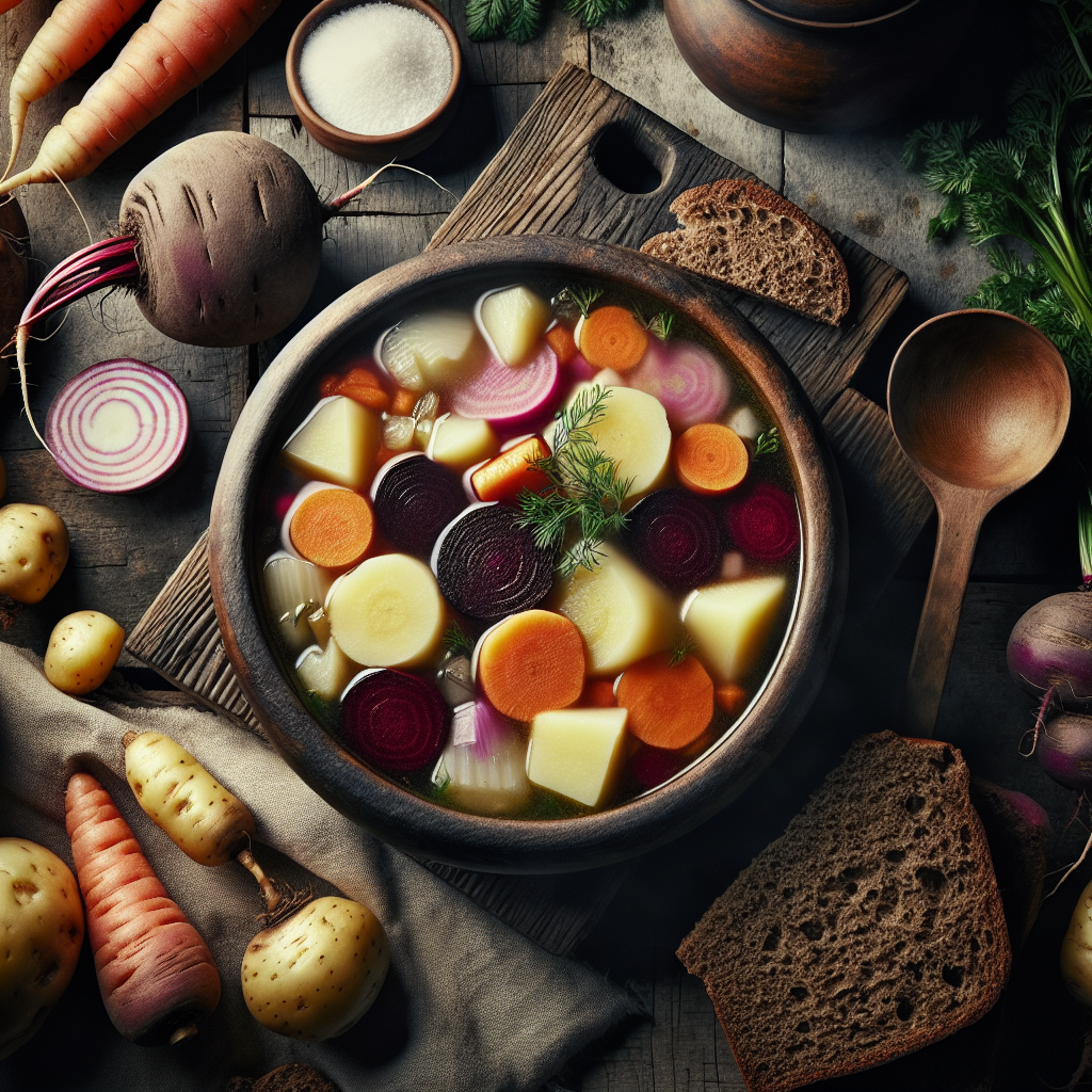 Nationalgericht Finnland: #Juurikaskeitto# (Rezept)