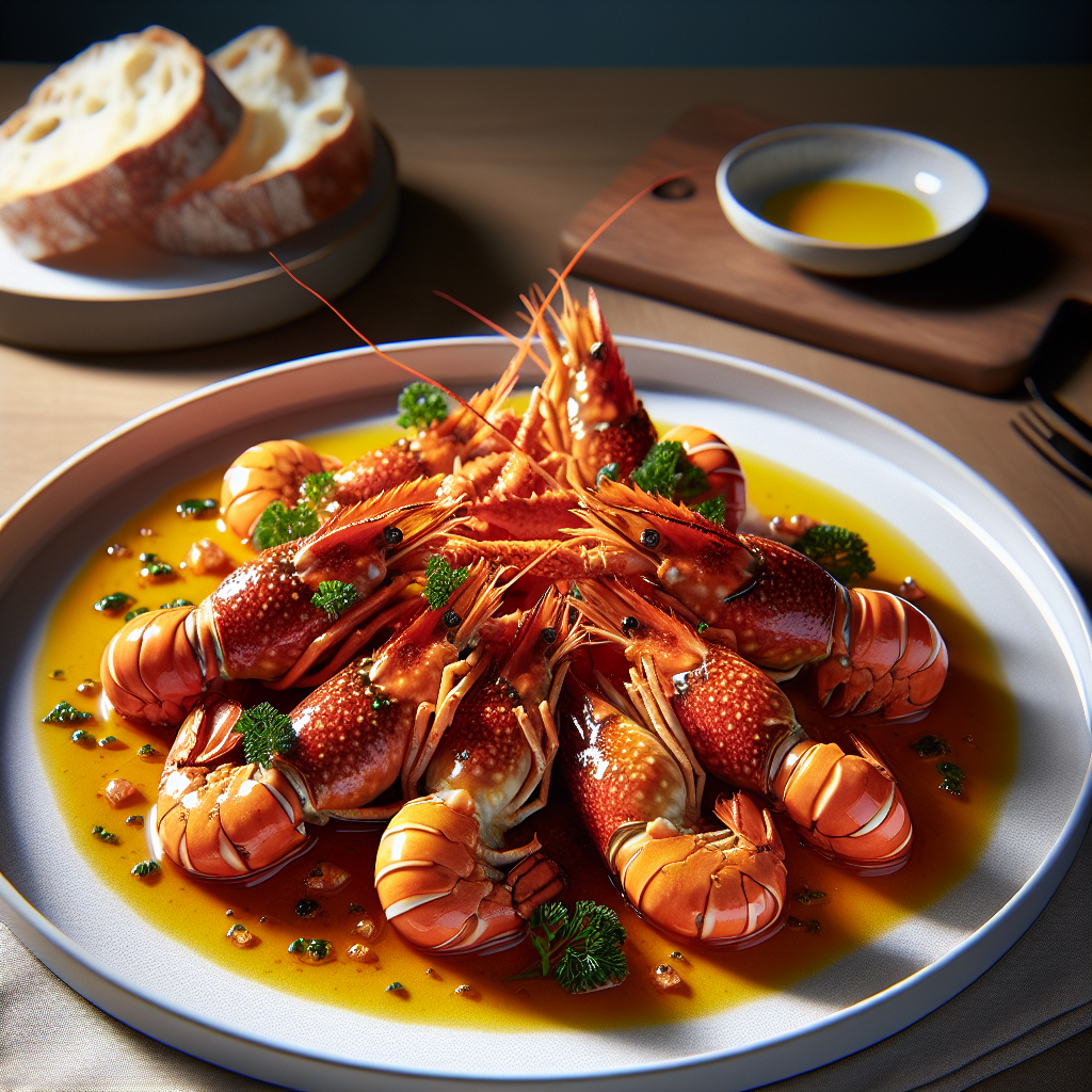 Nationalgericht Frankreich: #Langoustines au Beurre# (Rezept)