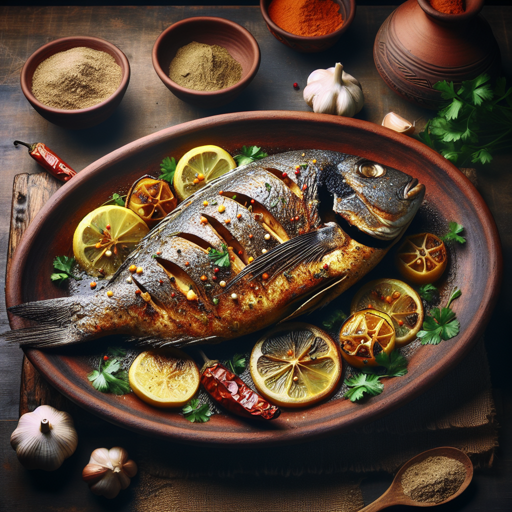 Nationalgericht Gabun: #Poisson Braisé# (Rezept)