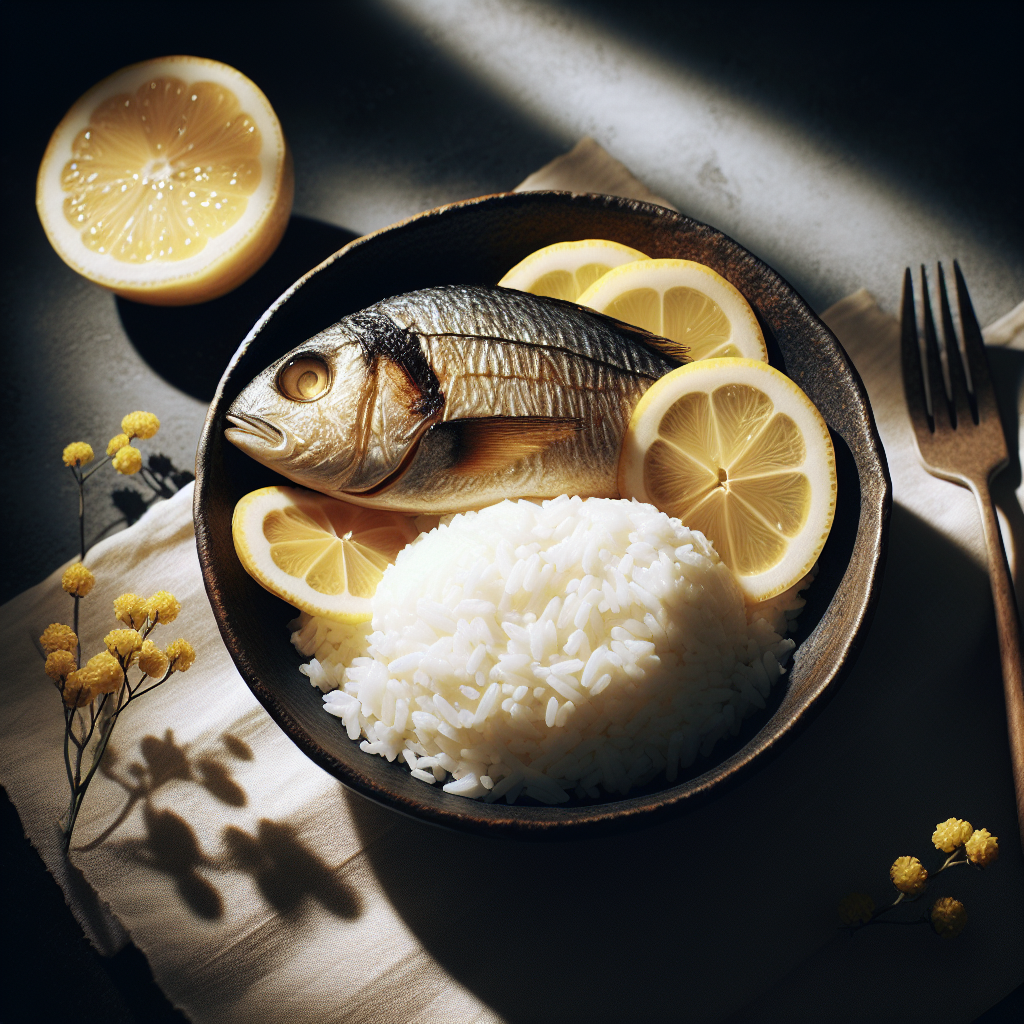 Nationalgericht Gambia: #Steamed Rice with Fish# (Rezept)