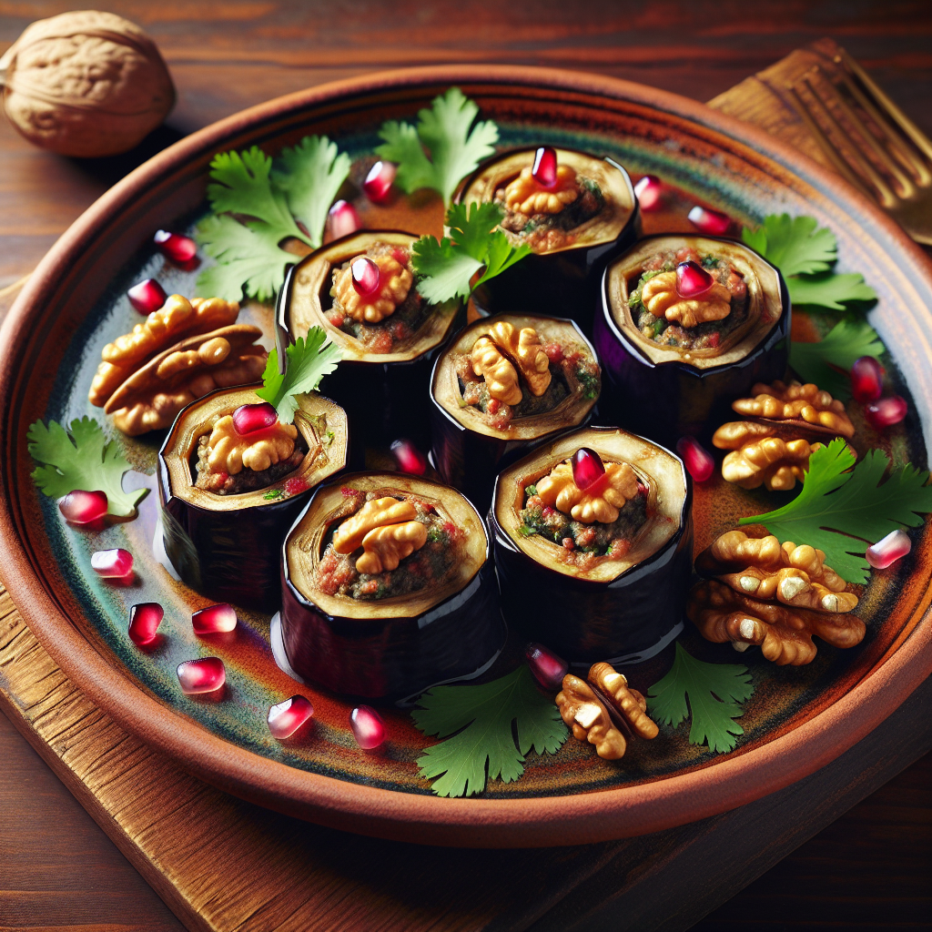 Nationalgericht Georgien: #Nigvziani Badrijani# (Rezept)