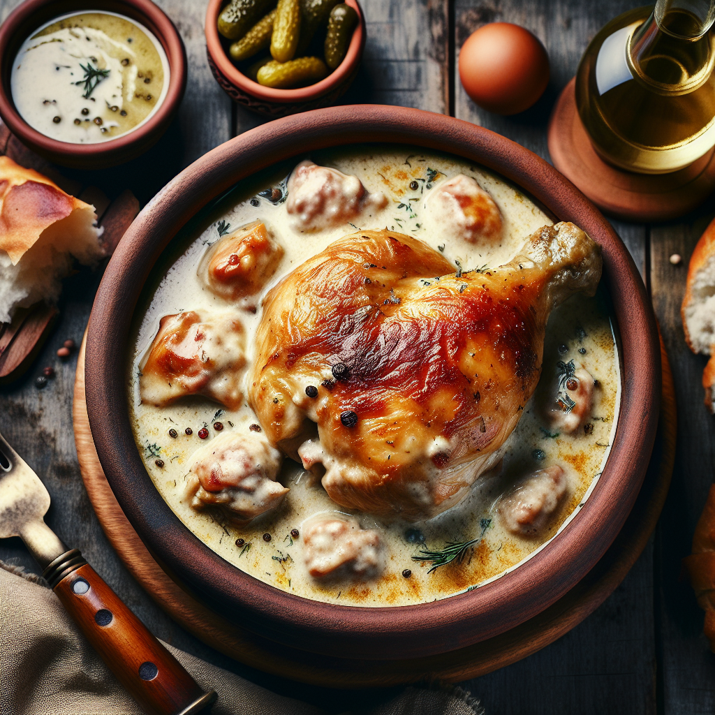 Nationalgericht Georgien: #Shkmeruli# (Rezept)