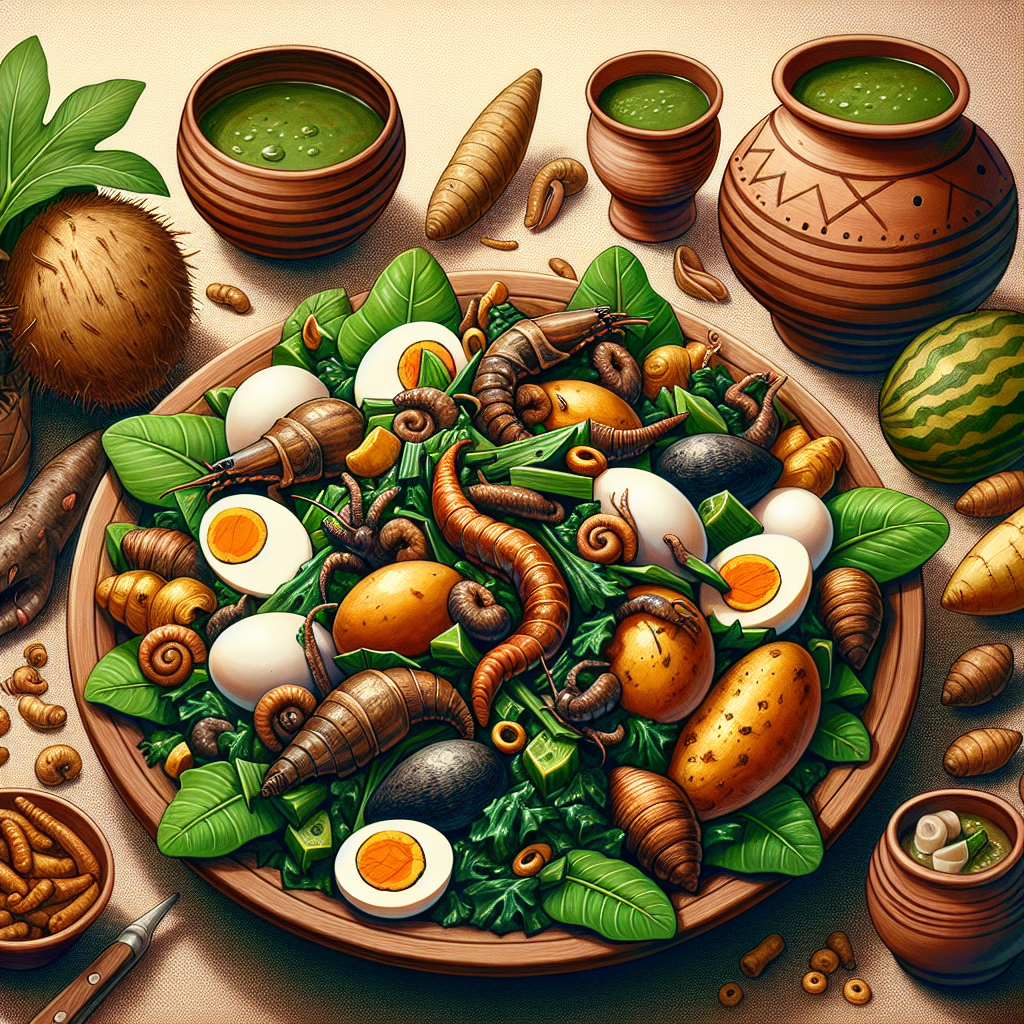 Nationalgericht Ghana: #Nkontomire Abom# (Rezept)