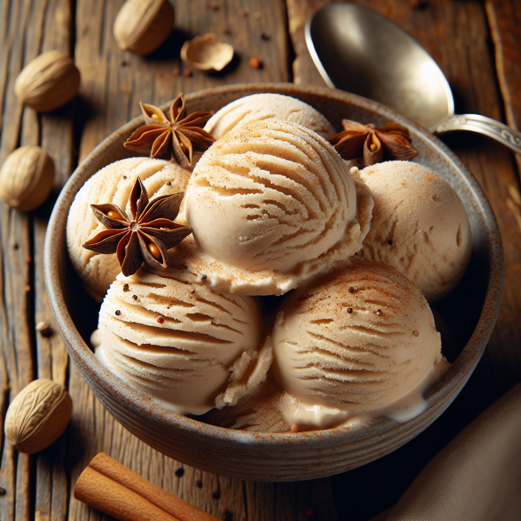 Nationalgericht Grenada: Nutmeg Ice Cream (Rezept)