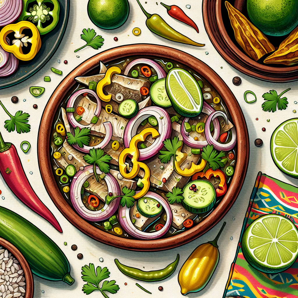 Nationalgericht Grenada: #Saltfish Souse# (Rezept)