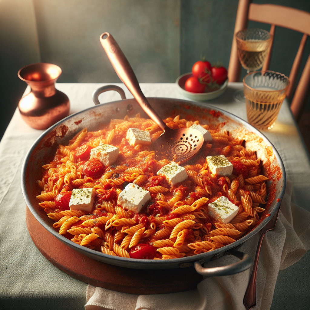 Nationalgericht Griechenland: #Kritharaki Saganaki# (Rezept)