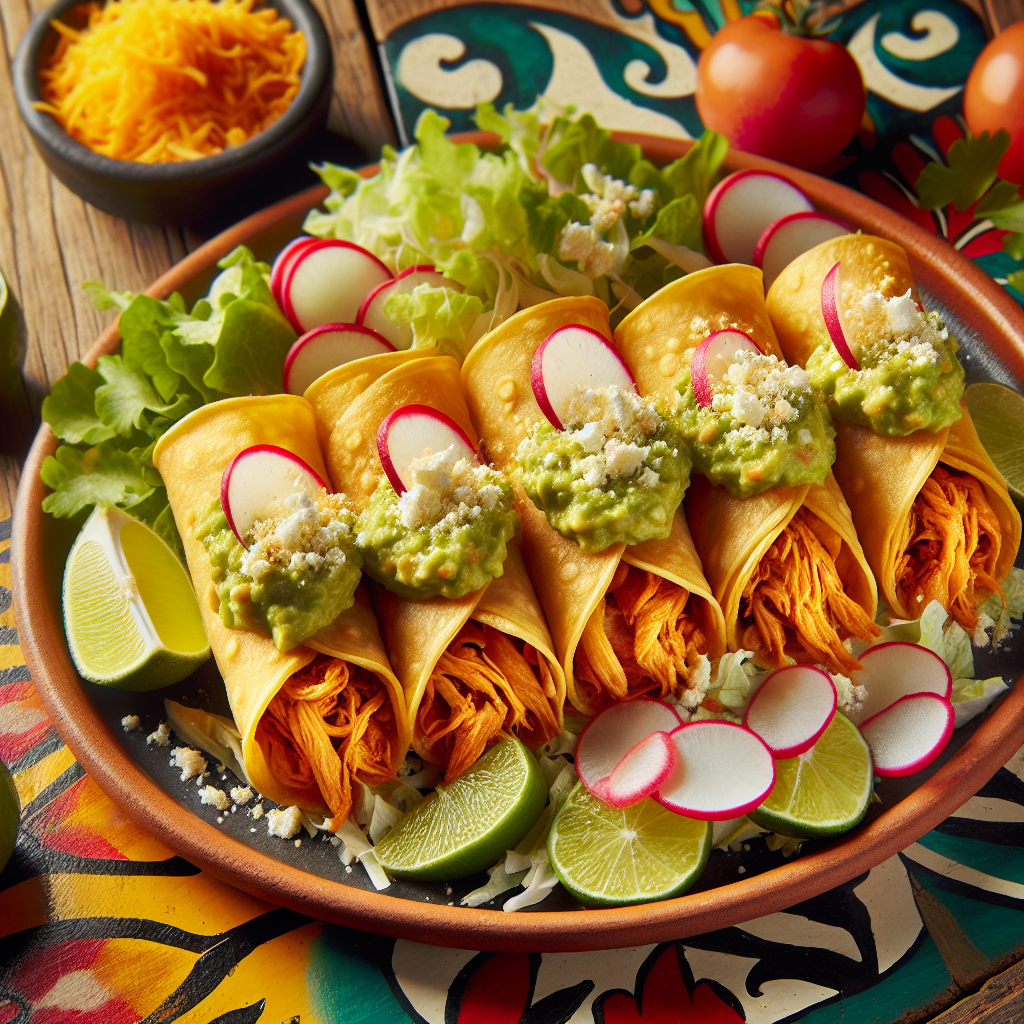 Nationalgericht Guatemala: #Tacos Dorados# (Rezept)