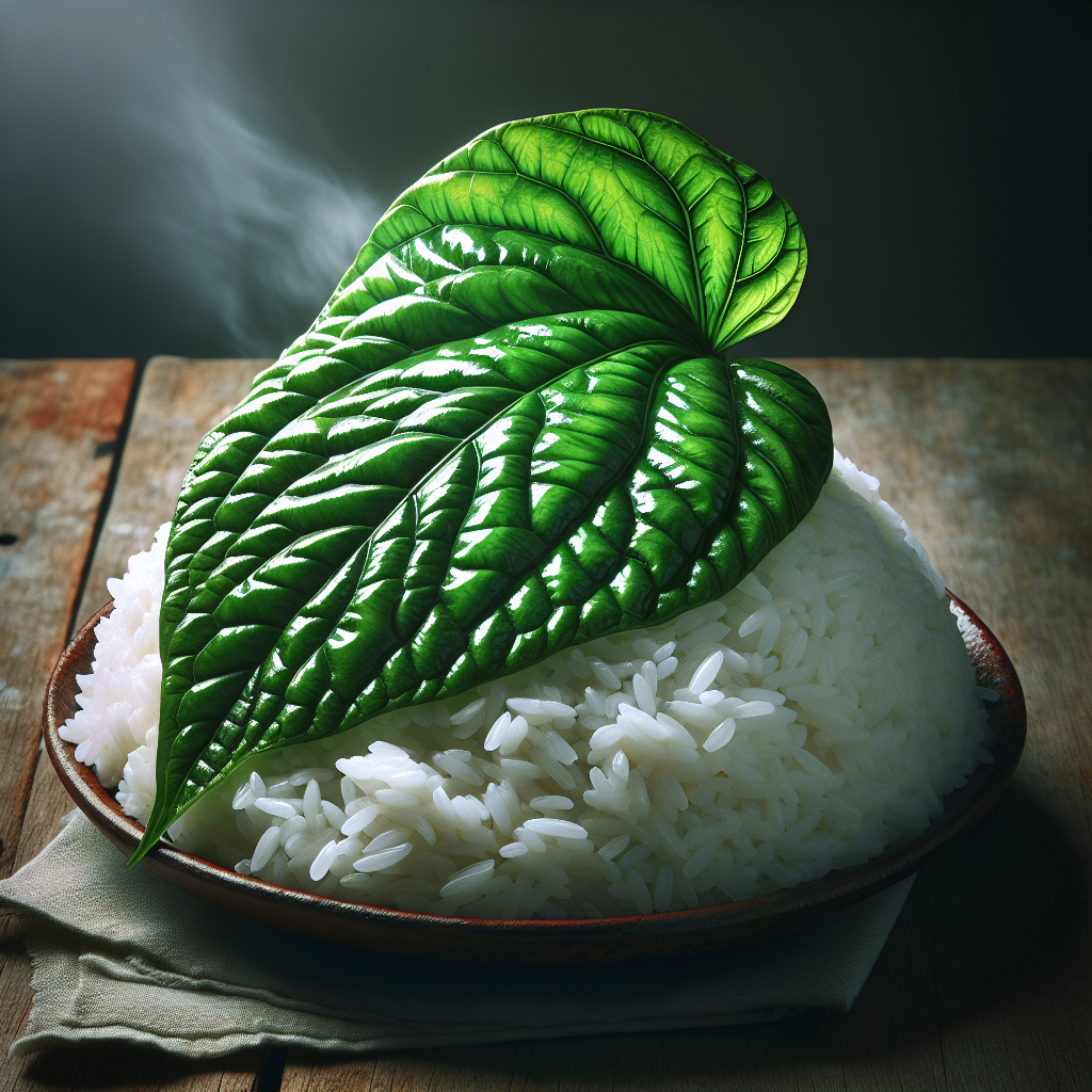 Nationalgericht Guinea: #Sauce Feuille avec Riz# (Rezept)