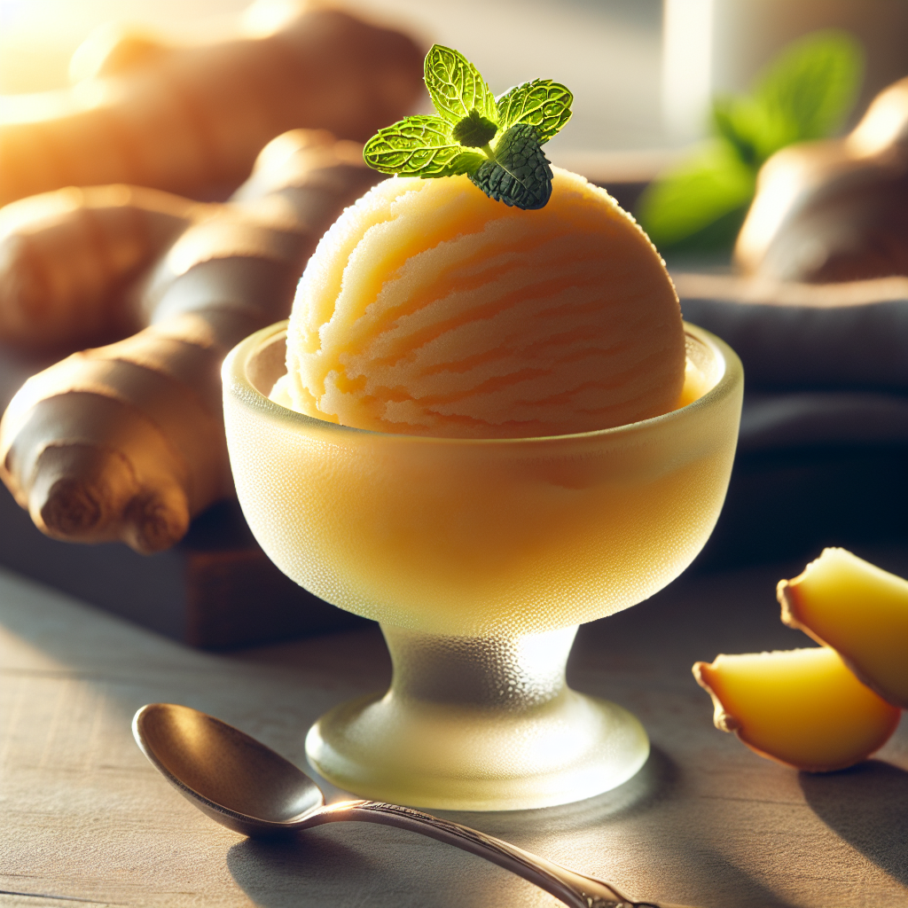 Nationalgericht Guinea: #Sorbet de Gingembre# (Rezept)