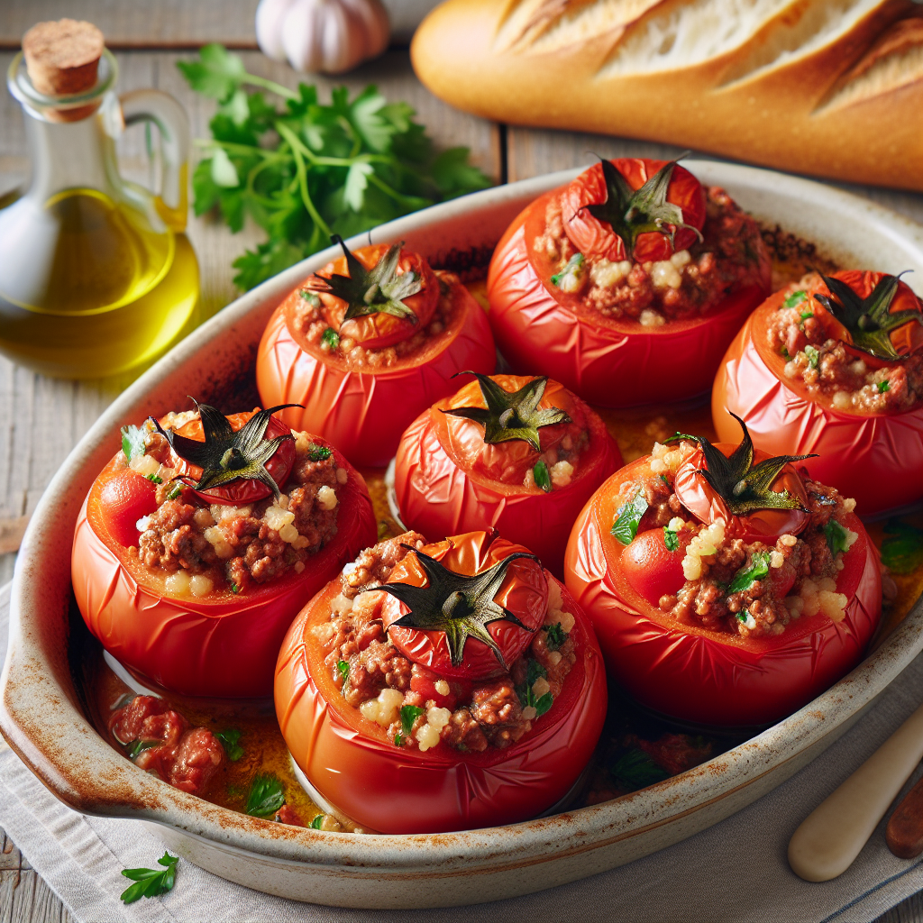 Nationalgericht Guinea: #Tomates Farcies# (Rezept)