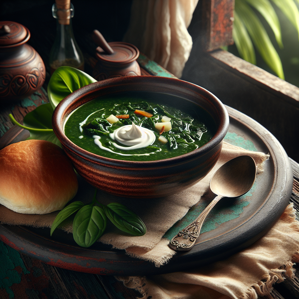 Nationalgericht Guyana: #Callaloo Soup# (Rezept)