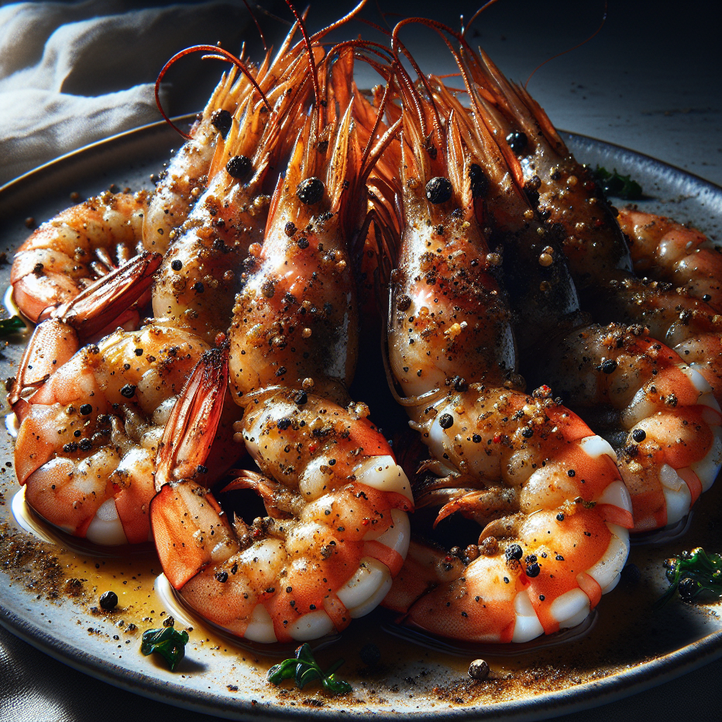 Nationalgericht Guyana: #Pepper Shrimp# (Rezept)