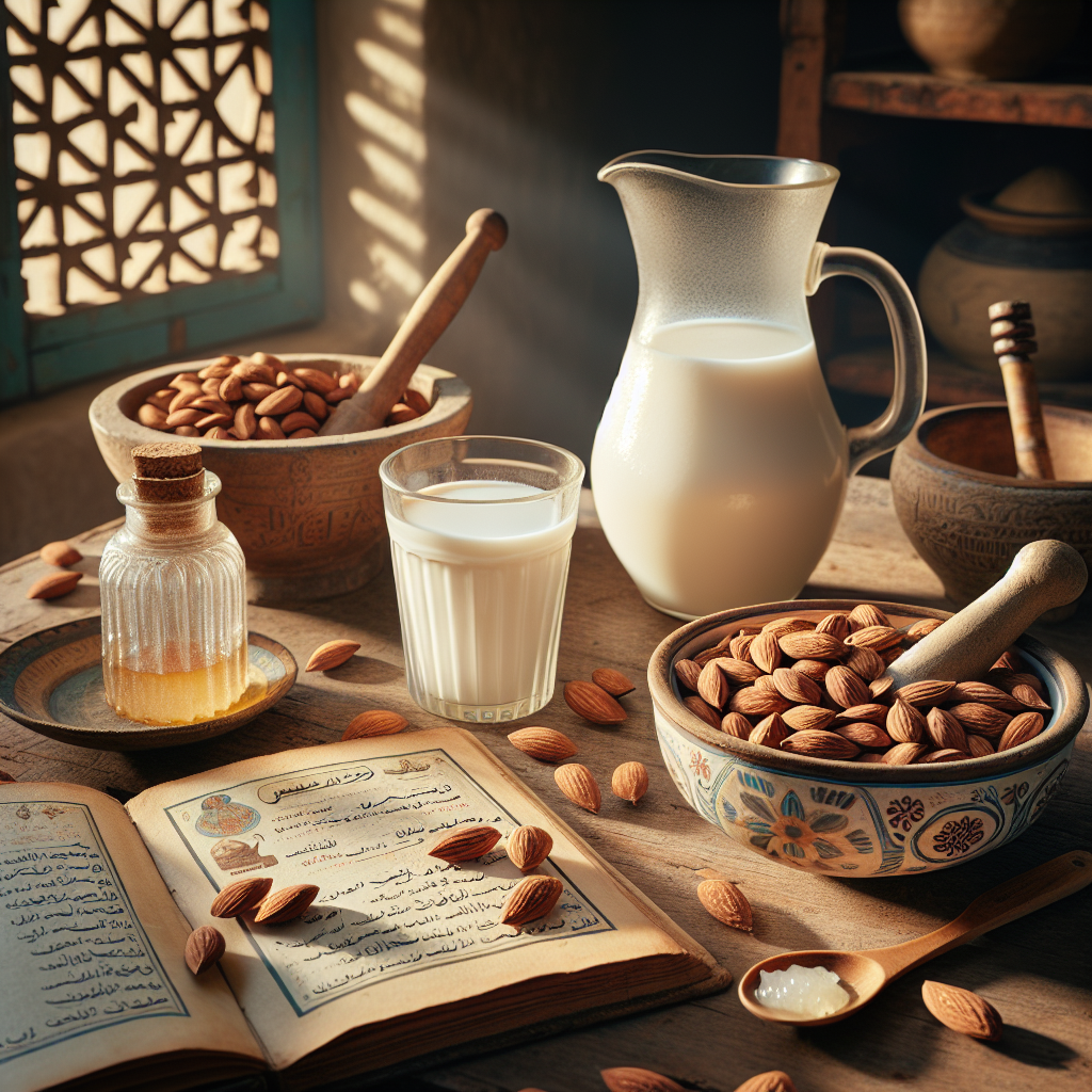 Nationalgericht Ägypten: Almond Milk Drink (Rezept)