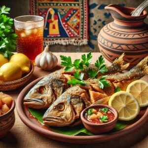 Nationalgericht Ägypten: Fried Mullet Fish (Rezept)