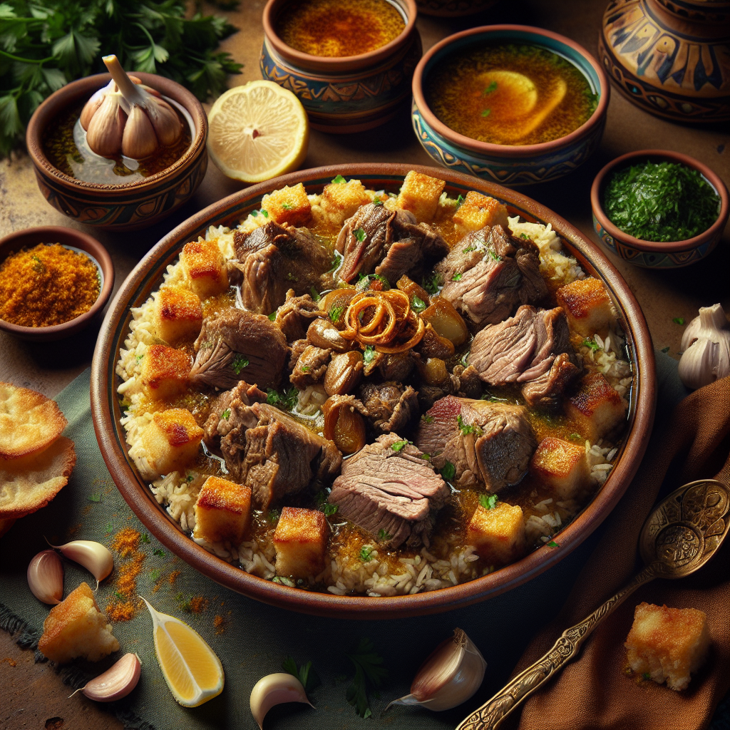 Nationalgericht Ägypten: Lamb Fatta (Rezept)