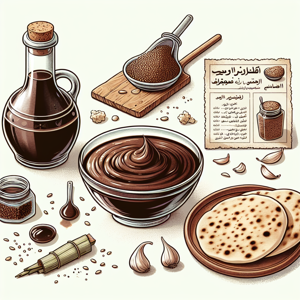 Nationalgericht Ägypten: Molasses Tahini Dip (Rezept)