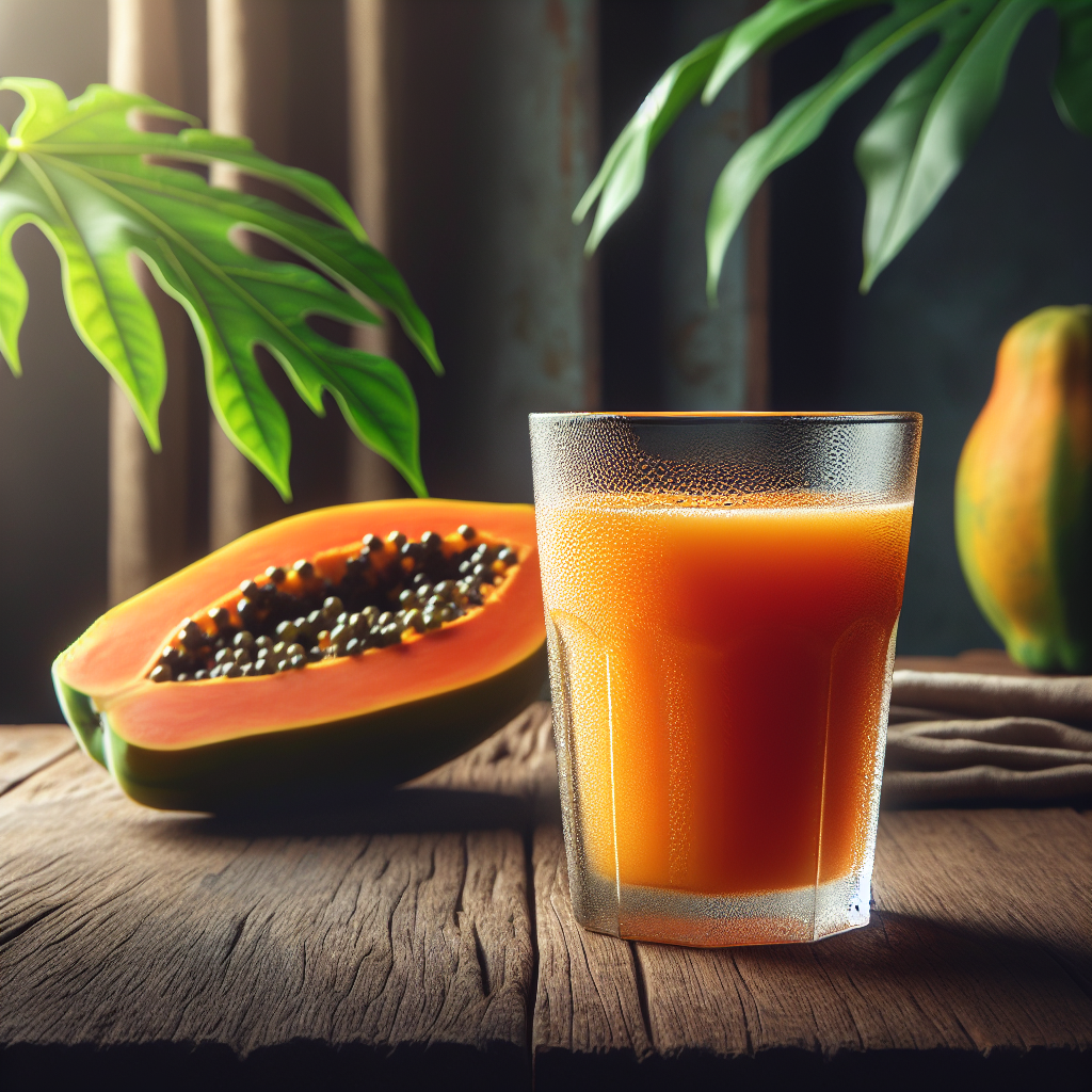 Nationalgericht Haiti: #Jus de Papaye# (Rezept)