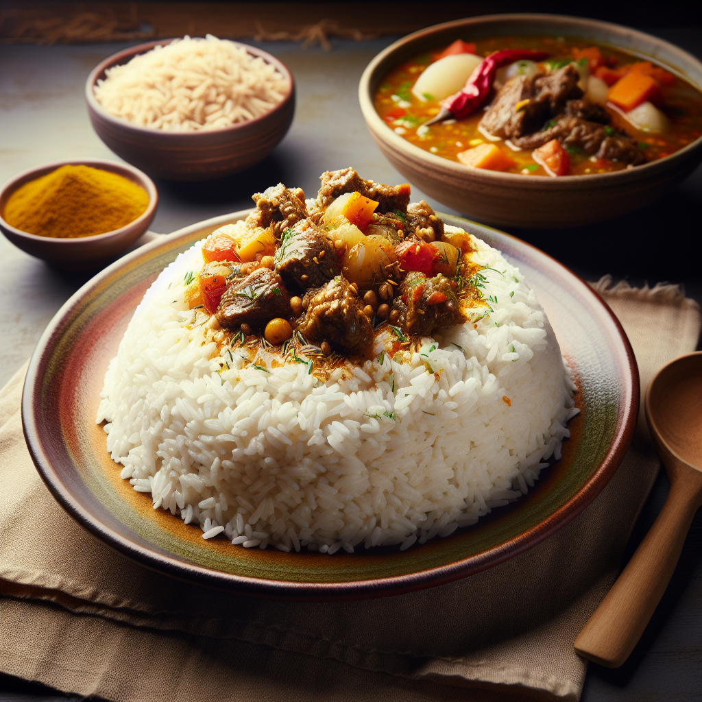 Nationalgericht Haiti: #Riz Collé# (Rezept)