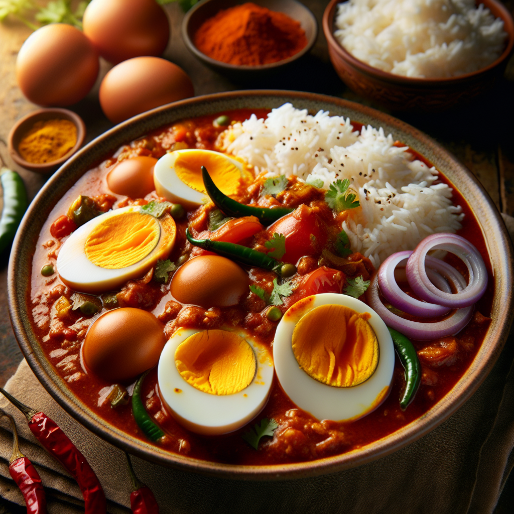 Nationalgericht Indien: #Egg Curry# (Rezept)
