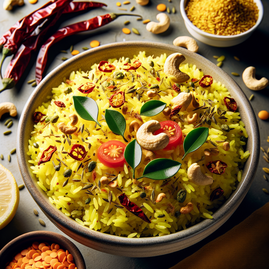 Nationalgericht Indien: #Lemon Rice# (Rezept)
