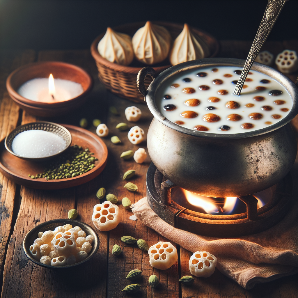 Nationalgericht Indien: #Makhana Kheer# (Rezept)