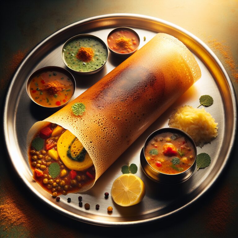 Masala Dosa – Nationalgericht aus Indien