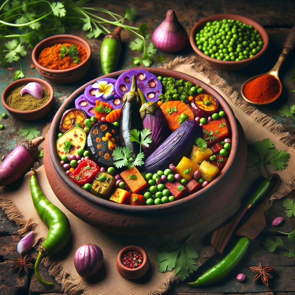 Nationalgericht Indien: #Undhiyu# (Rezept)