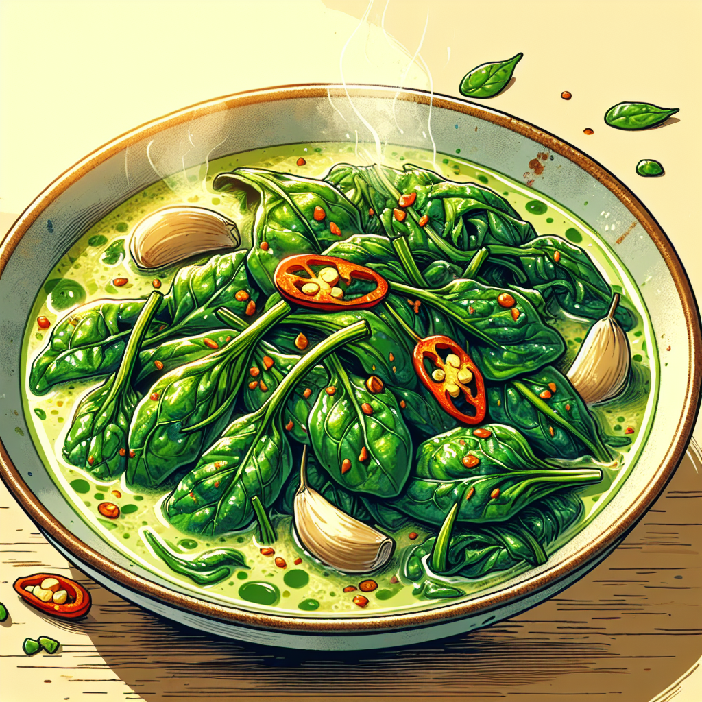 Nationalgericht Indonesien: #Sayur Bayam# (Rezept)