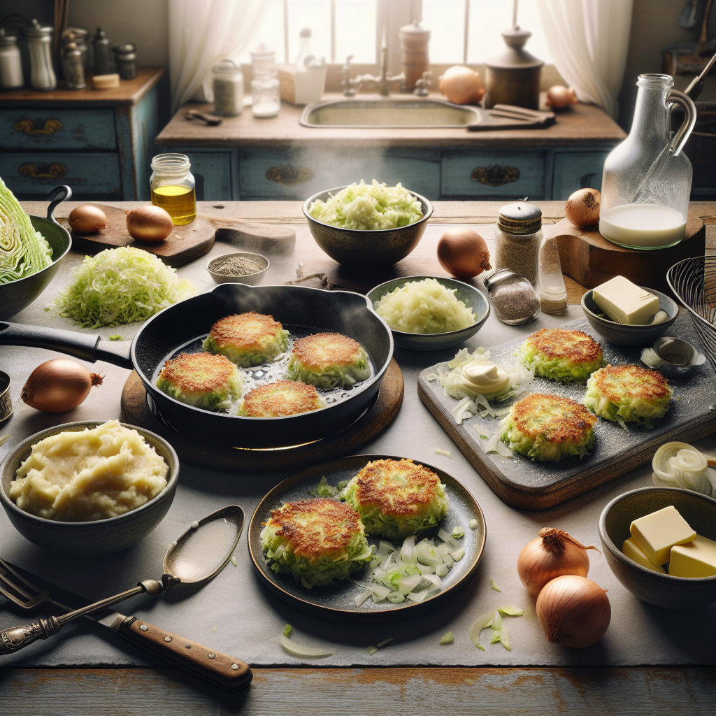 Nationalgericht Irland: #Cabbage Colcannon Cakes# (Rezept)