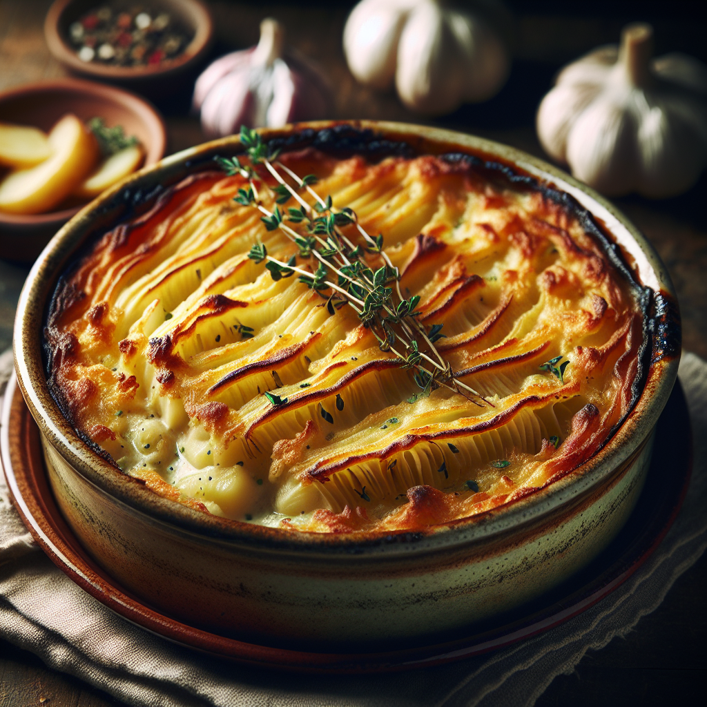 Nationalgericht Irland: #Creamy Irish Potato Gratin# (Rezept)