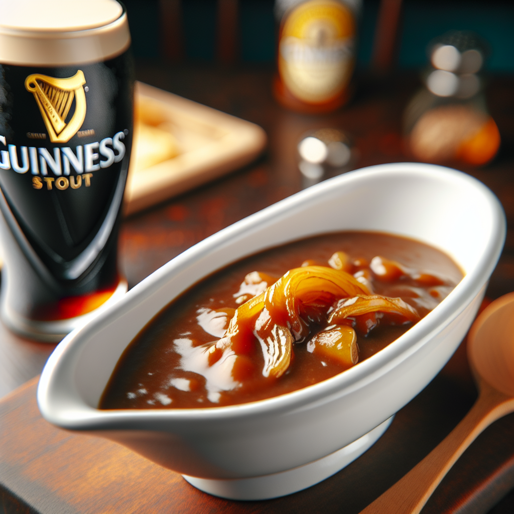 Nationalgericht Irland: #Guinness and Onion Gravy# (Rezept)