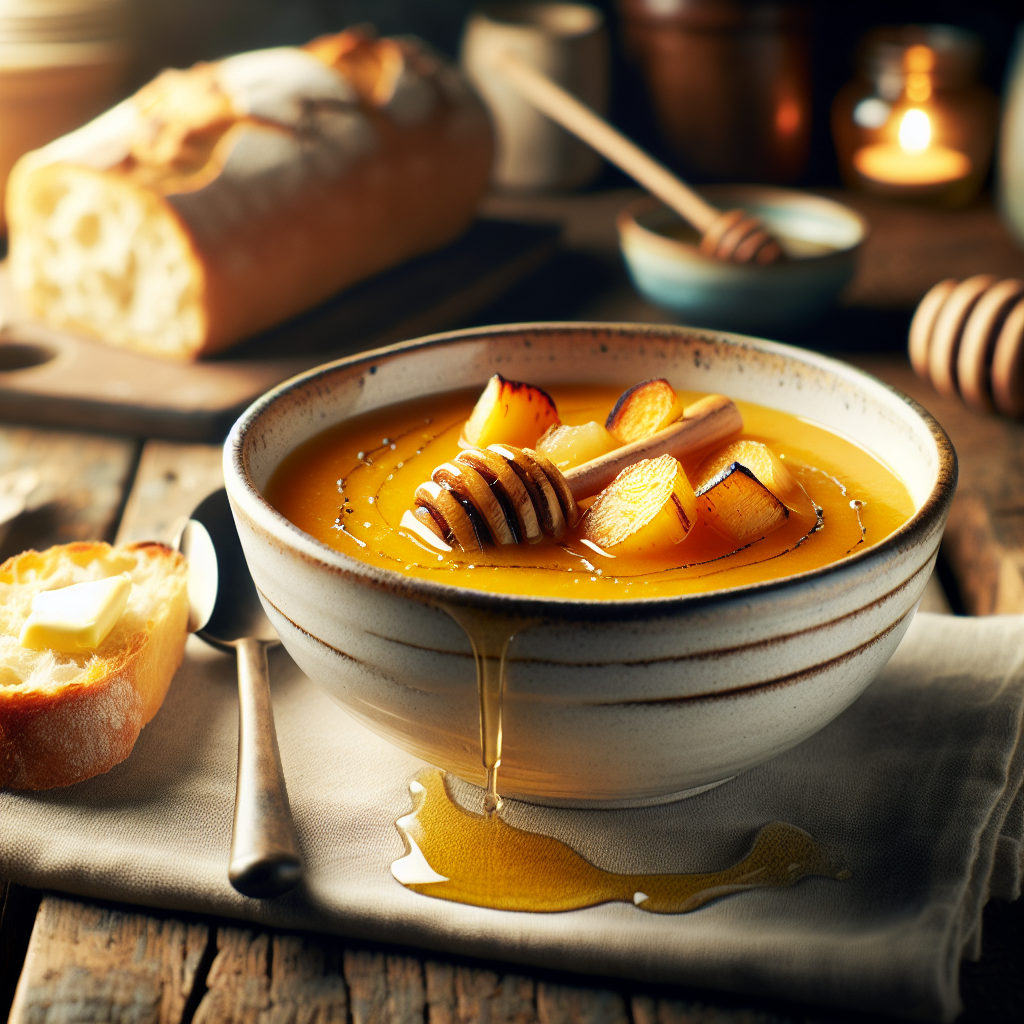 Nationalgericht Irland: #Roasted Parsnip and Honey Soup# (Rezept)