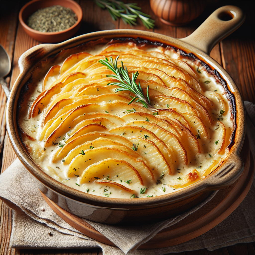 Nationalgericht Irland: #Scalloped Potatoes# (Rezept)