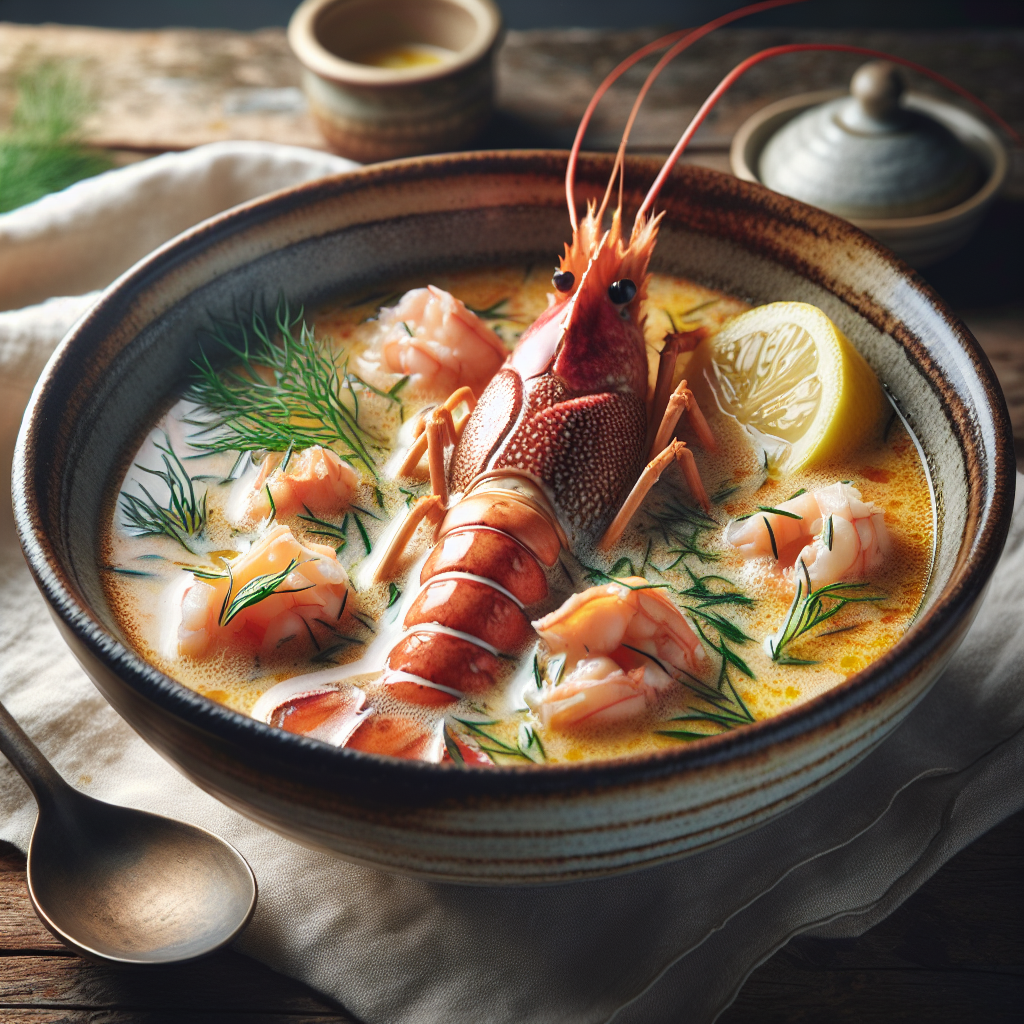 Nationalgericht Island: Langoustine Soup (Rezept)