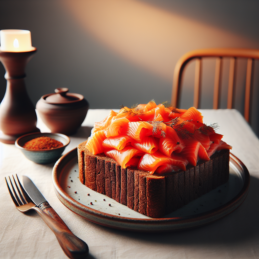Nationalgericht Island: #Rúgbrauð með Lax# (Rezept)
