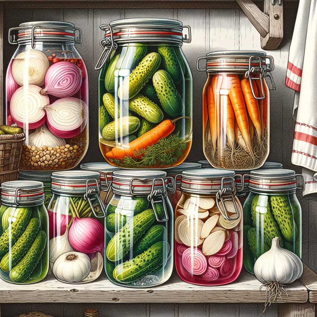 Nationalgericht Israel: #Pickled Vegetables# (Rezept)