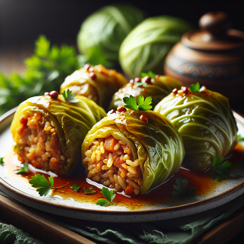 Nationalgericht Israel: #Stuffed Cabbage Rolls# (Rezept)