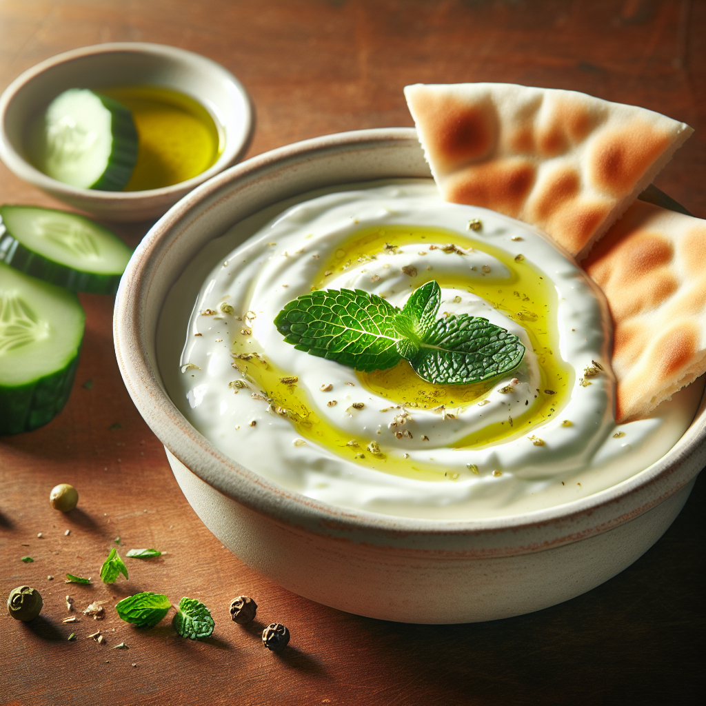 Nationalgericht Israel: #Yogurt and Cucumber Dip# (Rezept)