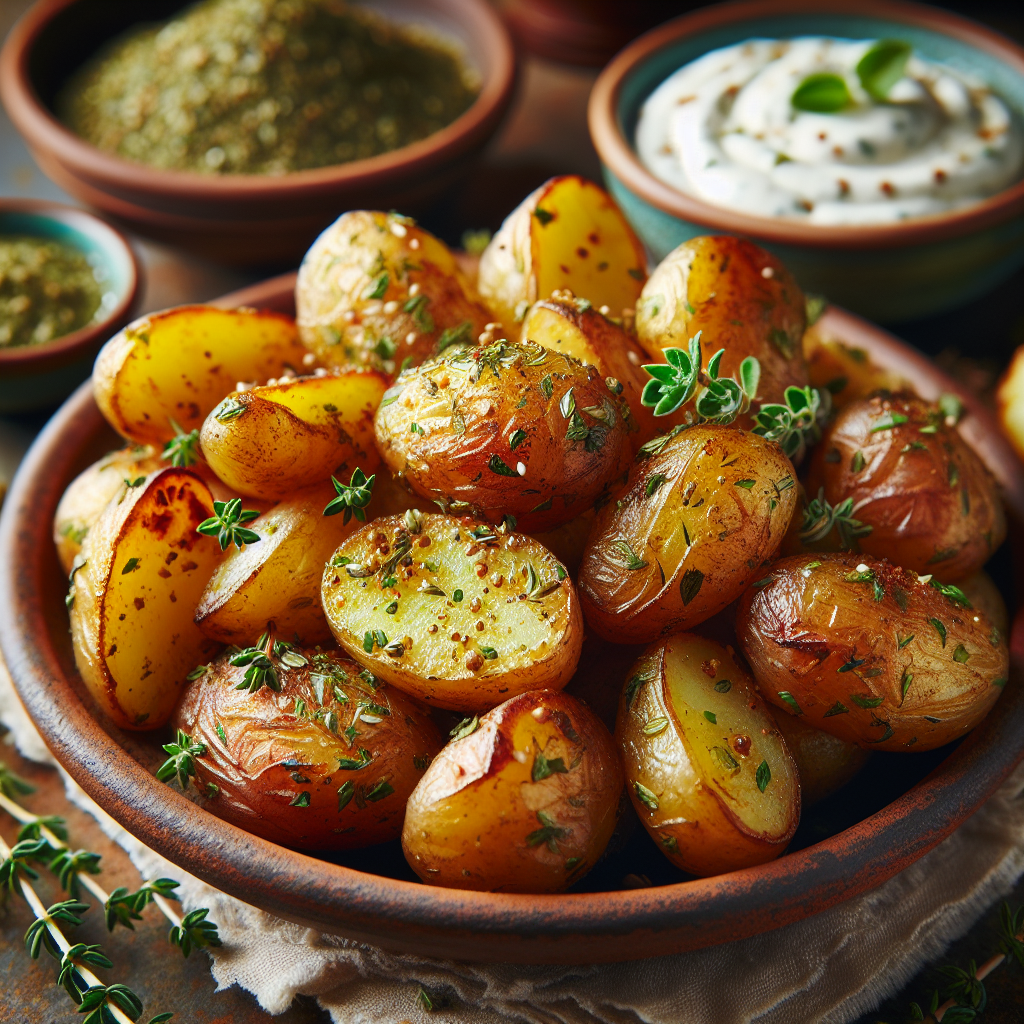 Nationalgericht Israel: #Za’atar Roasted Potatoes# (Rezept)